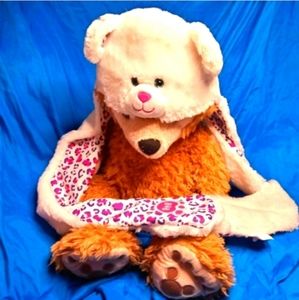 Build-a-Bear Beanie Scarf Beanie  Hand Warmer